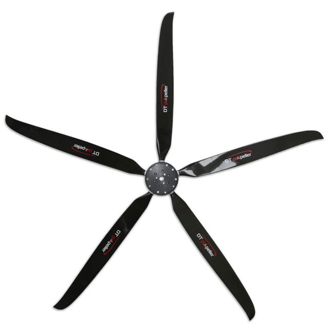 5blade ground adjustable pitch carbon propellers Carbon and wooden