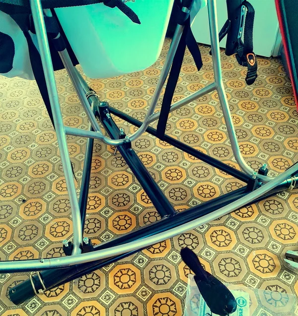 The weight of the trike in this design will be about 8 kg