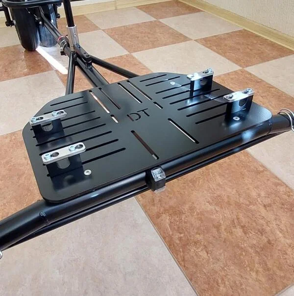 Transformation of the DTpropeller trike from a single to a two-seater trike in one minute, step 15